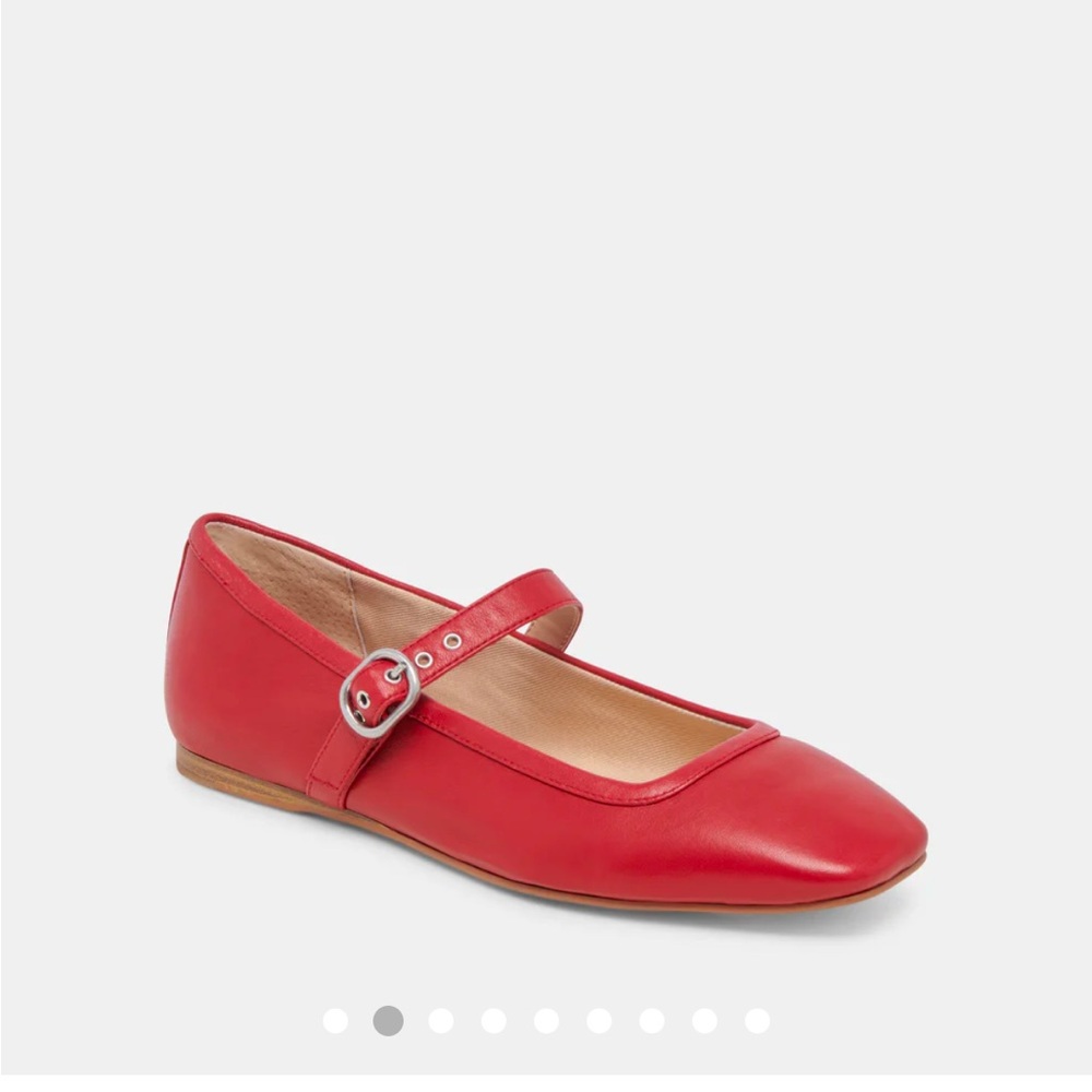 Red ballet flats